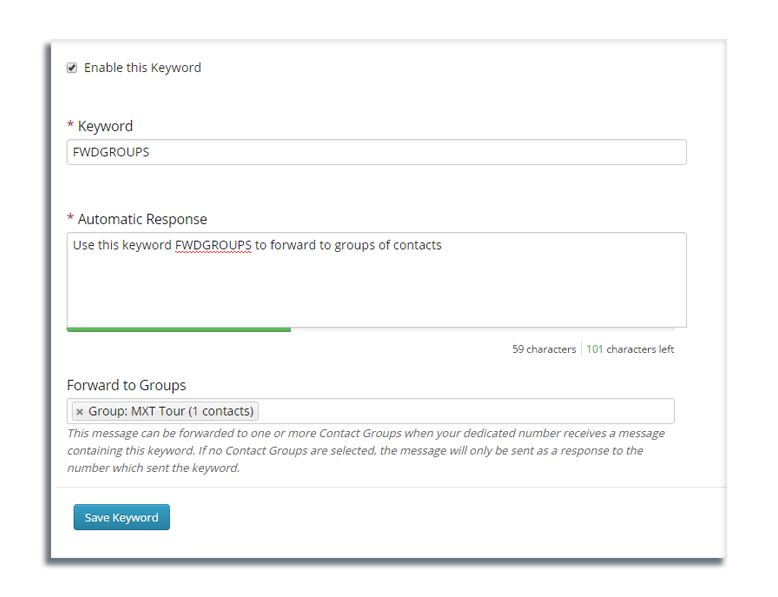 Keyword Manager Keyword Manager